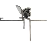 Vintage Technologies RV Teardrop Trailer Hurricane Hinge with Raingutter for Galley Hatch Door | Aluminum | Made in America | Mill Finish (62" Length)