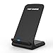Fast Wireless Charger, Mifanstech 2 Coils Qi Wireless Charging Stand Wireless Phone Quick Charger Station for Galaxy S7 S7 Edge S6 Edge Plus Note 5 All QI-Enabled Devices-Black