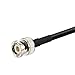 Eightwood UHF Female SO239 to BNC Male Adapter RG58 Antenna Jumper Cable 3 Feet for Handheld CB Radio, Amateur Radio, Ham Radio, Radio Scanner