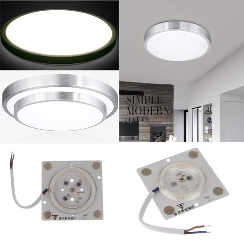 12W + 18W Super Bright LED Ceiling Light Replacement Panel Lighting Round