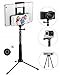 GRANDO Selfie Stick, 2 in 1 Clip Extendable Monopod with Bluetooth Remote and Tripod Stand for Tablet, Apple, Android & Cameras Black