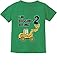 Tstars Construction 2nd Birthday Outfit for Toddler Boys - I'm Digging Being 2 Shirt - Bulldozer Digger Truck Tee 2T Green