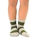 TeeHee Little Boys Basic Cotton Crew Socks 6 Pair (3-5 Years, Rugby Stripe)