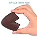 New Furniture Edge and Corner Guards | 16.2ft Protective Foam Cushion | 15ft Bumper 4 Adhesive Childsafe Corners | Baby Child Proofing Foam Set and Safe for Table | Fireplace | Countertop | Brown