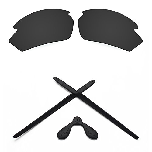 Replacement Lenses & Earsocks Rubber Kits for Rudy Project Rydon Sunglasses (Black-Polarized)