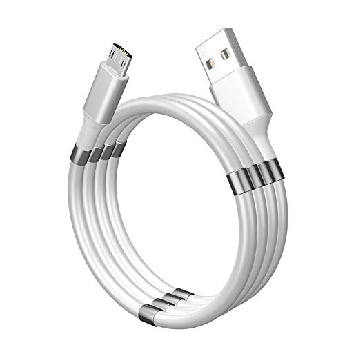 ITAL - Magnetic USB cable for charging and syncing smartphones compatible with USB-C, Micro USB and Phone - Model PK01