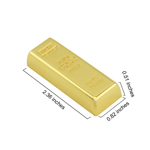 Usbkingdom 16GB USB 3.0 Flash Drive Super Speed Metal Bullion Gold Bar Shape Pendrive Memorias USB Memory Stick - Thumbnail 6
