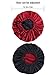 2 Pieces Large Satin Cap Double Layer Bonnet Night Sleeping Hat for Women, 2 Colors (Color Set 1)