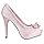 Amazon.com | 80D Womens Pink Diamante Bow Ladies Platform Stiletto Heel Bridal Shoes Size 7 US 