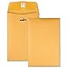 Quality Park 5 x 7-1/2 Clasp Envelopes, Clasp and Gummed Closures for Storing and Mailing, 28 lb Kraft Paper, 100 per Box (QUA37835)
