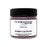 Lip Scrub Cherry 1.5 oz Natural Artisan Lip Care by The Soap Exchange