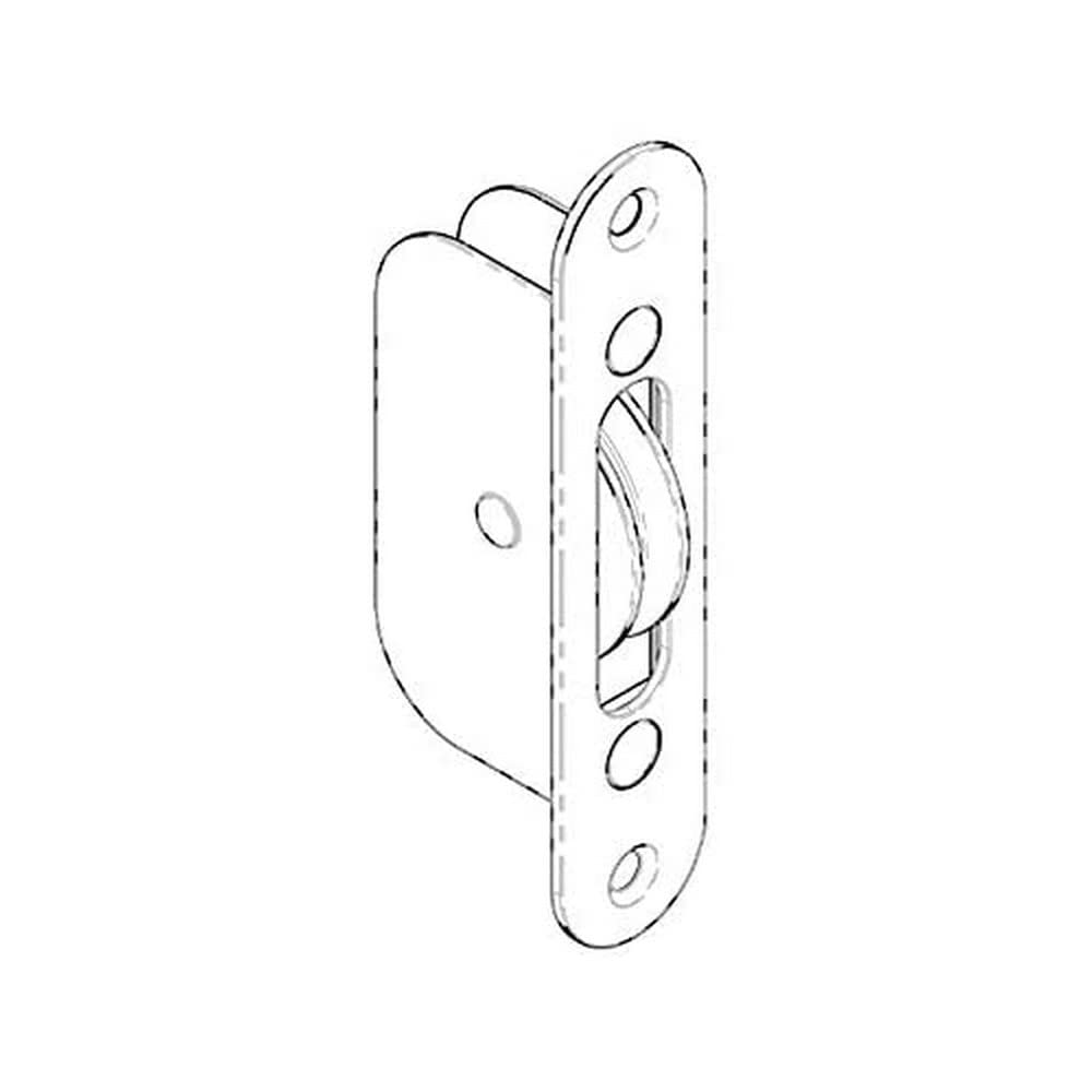 Carlisle Brass AQ96 Heavy Duty AXLE Pulley NO 6 Radius Polished Brass FOREND