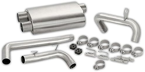 Online Automotive LEX6018 Rear Exhaust Silencer Back Box