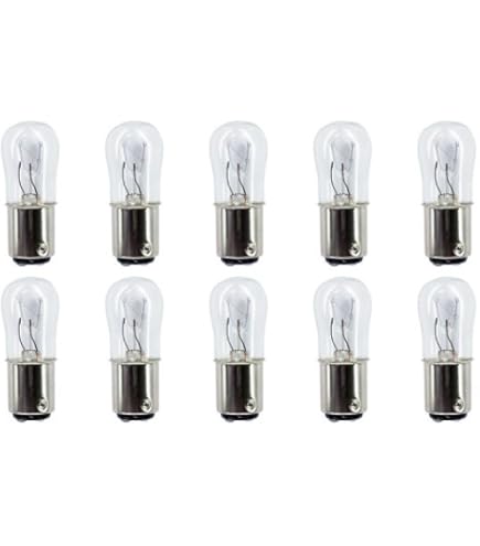 Lot De 10 Tubes 9x23mm 130V 2,5W BA9s - AB-1430 Pour Ampoule Indicateur