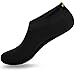 JustOneStyle Barefoot Water Skin Shoes Aqua Socks for Beach Swim Surf Yoga Exercise (5.XL (US W:9~10 M:8~9), Black)
