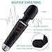 Upgraded Powerful Vibrate Wand Massager with 20 Vibration Modes Mini Whisper Quiet Waterproof Handheld Cordless for Neck Shoulder Back Body Massage Sports Recovery Muscle Aches