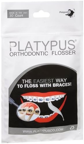 Platypus® Orthodontic Flosser With Braces 30 Ea (Pack of 3)