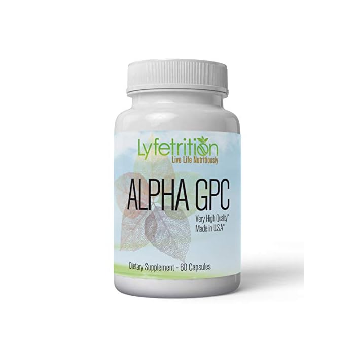 Absonitrix Lyfetrition 300mg Alpha GPC 60 Capsules Nootropic Brain Memory Focus Pills