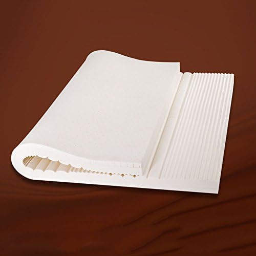 LXZCVZV Natural Latex Mattress 120cm-180cm Mattress thickness5cm Wavy Stripes-A 180x200cm(71x79inch)