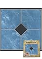 Home Dynamix 23057 Dynamix Vinyl Tile, 12 by 12-Inch, Blue, Box of 20