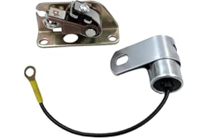 ZYKORNIUM OEM Style Points & Condenser Set for Kohler K-Series Engines – Replaces 47-150-01 & 230722 – Fits K90, K91, K141, K161, K181, K241, K301, K321, K341, K361