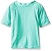 Kanu Surf Girls' Karlie UPF 50+ Sun Protective Rashguard Swim Shirt, Candy Green, Large (12)