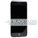 Midnight Black Gloss SKINTZ Protective Skin Wrap Compatible with iPhone 7 Plus