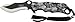 MTech USA MT-A808GY Assisted Opening Folding Knife, Two-Tone Half-Serrated Blade, Grey Skull Camo Handle, 4-3/4-Inch Closed