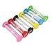 ROSENICE 5pcs 30sec /1min /3mins /5mins /10mins Colorful Hourglass Sandglass Sand Clock Timers (Random Color)