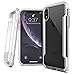 Raptic Clear,Compatible with Apple iPhone XR Case, (Formerly Defense Clear) - Military Grade Drop Tested, Anodized Aluminum, TPU, and Polycarbonate Protective Case iPhone XR, 6.1 Inch LCD Screen,White