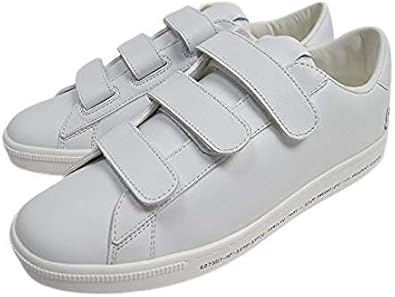 Amazon モンクレール Genius Fragmentフラグメント ベルクロスニーカー シューズ レザー メンズ 19ss 001ホワイト藤原ヒロシhiroshi Fujiwaraジーニアス 00 017 並行輸入品 スニーカー