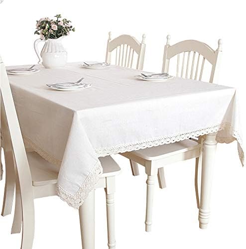 Minimalist Scandinavian style solid genuine washed linen cloth tablecloth table cloth 6512-3
