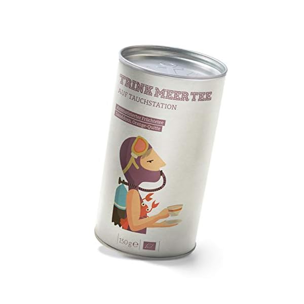 Trink Meer Tee AUF TAUCHSTATION - ein aromatisierter Früchtetee mit Sanddorn, Orange-Mandarine | 150g