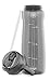 Pogo BPA-Free Plastic Water Bottle with Flip Straw, Grey, 32 oz Standard