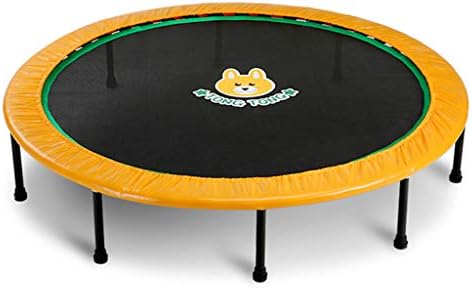 Trampolines Lxn Yellow folding fitness Quiet and Safe Bounce | Supports Up To 220 Pounds | Suitable for children, adults