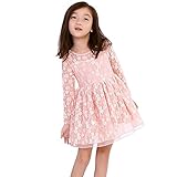 EGELEXY Little Girls' Romantic Long Sleeve Princess Dress