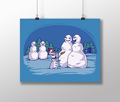 Doctor Who Disney's Frozen Olaf Mashup Medium 11x14" Art Print