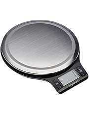 Amazon Basics Stainless Steel Digital Kitchen Scale with LCD Display, Batteries Included