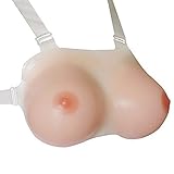 LanLan Silicone Breast Silicone Breast Strap-on False Boobs Cross Dresser Fake Breast Realistic Breast Design Sexy and Natural for Mastectomy,Breast Cancer,Small Breasts Girl Skin Color 2# (C cup)