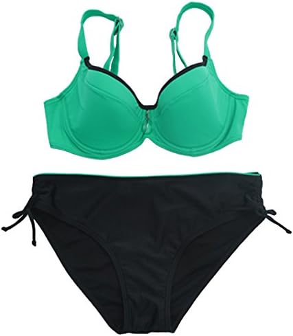 CXSJ Women Bikinis Bathing Suits High Waist Nylon Split Sexy Swimwear Adjustable Solid Color
