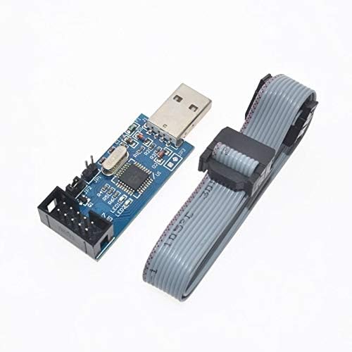 USBasp USB ISP 3.3V / 5V AVR Programmer USB ATMEGA8 ATMEGA128 New +10PIN Wire Support Win7 64Bit