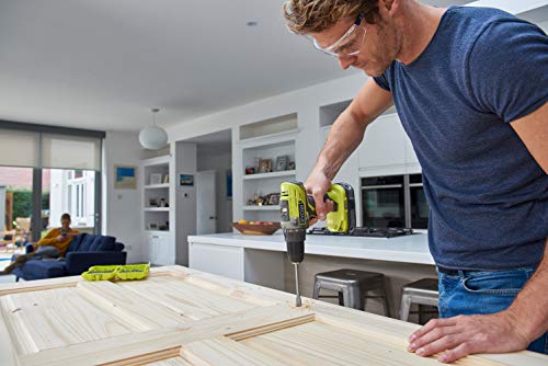 RYOBI 18 V ONE+ Akku-Bohrschrauber R18DD3-215S, 2-Gang-Getriebe, 13 mm Schnellspannbohrfutter, inkl. 2 x 1,5 Ah Akku und Ladegerät – Bild 3