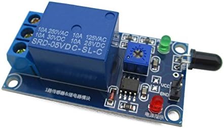 Cloud Sensor Flame Sensor Module Relay Module In Flame Fire Detection Fire Alarm (5V) DIY Electronic Blocks