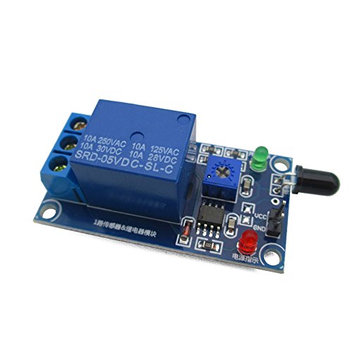 Cloud Sensor Flame Sensor Module Relay Module In Flame Fire Detection Fire Alarm (5V) DIY Electronic Blocks