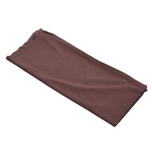 Tosuny Speaker Cloth, 1.7mx0.5m Speaker Cloth Stereo Mesh Grill Fabric, Anti-dust Mesh Cover Applicable to Large Speakers, Stage Speakers, KTV Boxes etc, Brown, Black (Optional) (Brown)