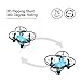 Virhuck Volar-360 Nano Drone (Suit for Experienced Flyer) 2.4 GHz 4.5 CH 6 AXIS GYRO Multicolor LED with Rolls and 3D Flips, Blue