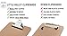 HIGH CAPACITY clip - Mini Clipboards 6'' x 9'' [ 24 Pack ] - Solid made Memo Size hardboards A5 | Perfect for Office, School or Business