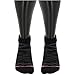 adidas Women's Superlite Prime Mesh Low Cut Sock (2-Pair), Black/Onix/Flash Red, Medium, (Shoe Size 5-10)