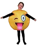 Favorite Emoticon Emoji Costumes for Boys and Girls (Child, Tongue Wink)