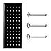 Evevil 60pcs Small Nose Studs Stainless Steel CZ Nose Piercing Jewelry Tiny Bone Studs for Women Men Hypoallergenic (1.5-2mm,Clear CZ,22G)
